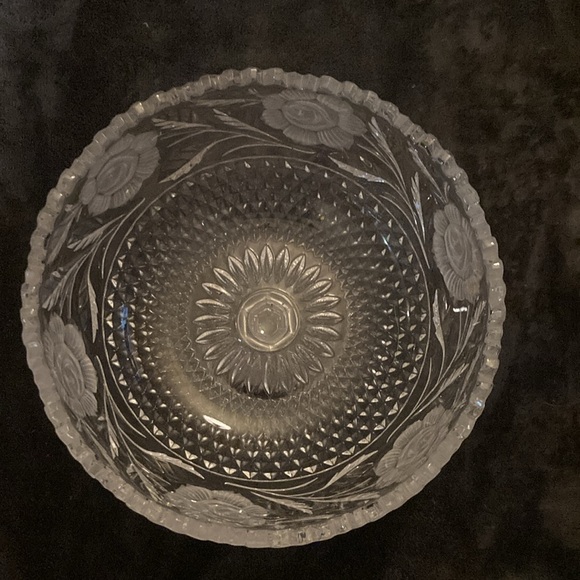 Rose collection by Miller Import pedestal bowl - Picture 5 of 6